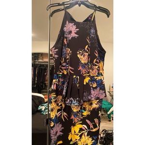 Material Girl floral peplum dress!